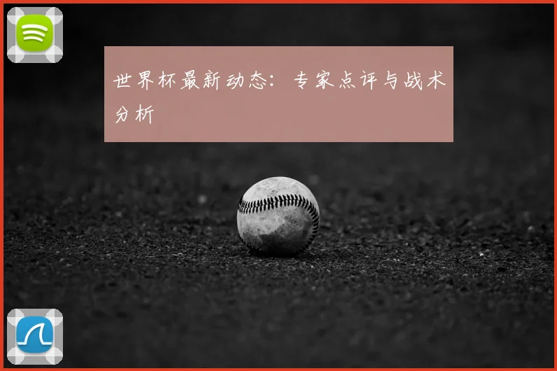 世界杯最新动态：专家点评与战术分析
